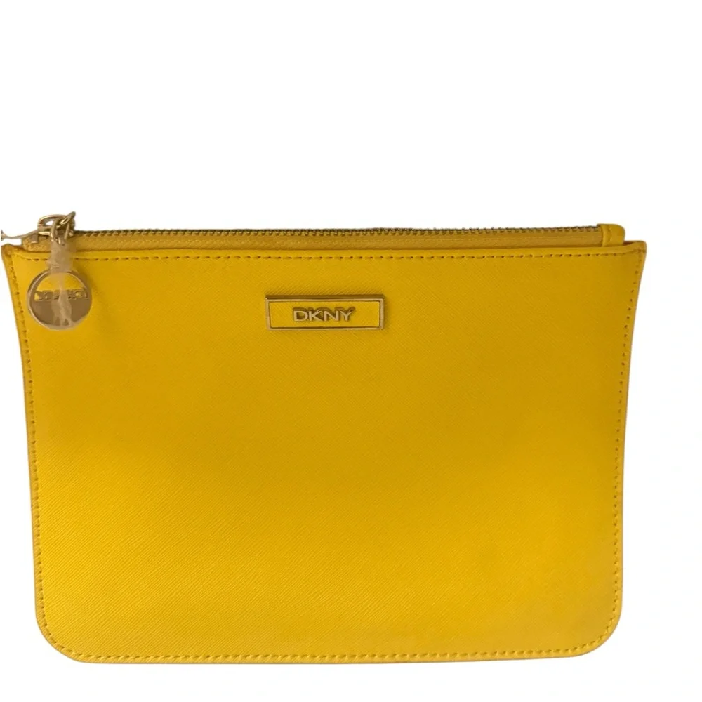 DKNY Vibrant Yellow Pouch